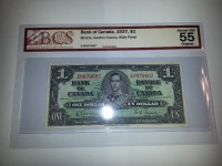 1937 One Dollar Note