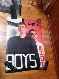 Pet Shop Boys colour vintage Poster environ 90 X 60 cm