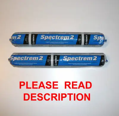 White Tremco Spectrem 2 silicone caulking (600 ml sausages), View more