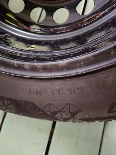 Continental VikingContact 7 Winter Tires with rims. 15" 195/65 R15 TXL Note: Date of production was...