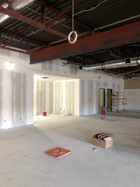Drywall installation and finishing 