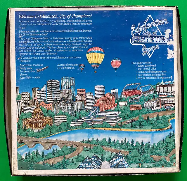 1990 Edmonton City of Champions Board Game- excellent in Arts & Collectibles in City of Halifax - Image 3