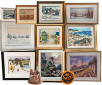 Art sale! Beautiful landscapes from famed Canadian artists.