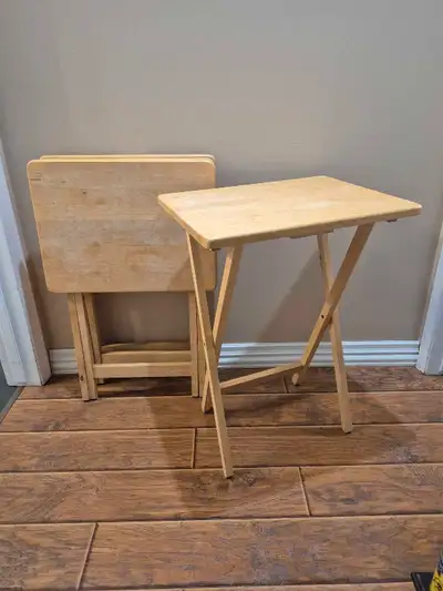4 Folding TV Tables, View more