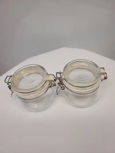 2 Ikea Jars With Sealing Lids 4 oz., View more