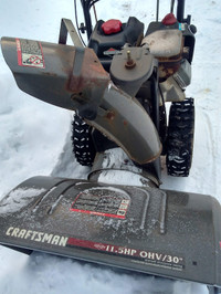 11.5HP Craftsman 30 inch snowblower