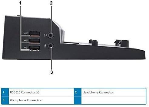 DELL laptop dock station PR03X E-Port Replicator in Laptop Accessories in Windsor Region - Image 2