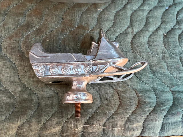 VINTAGE RARE HEAVY SNOWMOBILE STEEL TROPHY? TOP in Arts & Collectibles in Mississauga / Peel Region - Image 2