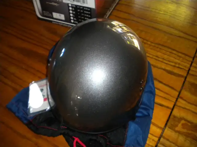 LS2 Motorcycle Helmet HH566 Solid Gunmetal Grey Size LX New in Motorcycle Parts & Accessories in Oakville / Halton Region - Image 3