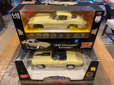 1965 & 1967 C2 Corvette diecasts - 1:18 scale, View more