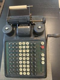 VINTAGE 1926 Burroughs Portable Adding Machine