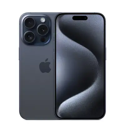Unlocked iPhone 15 Pro 128GB – Blue Titanium -  Cracked corner, View more