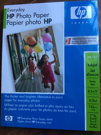 HP photo paper packages (Qty 100)