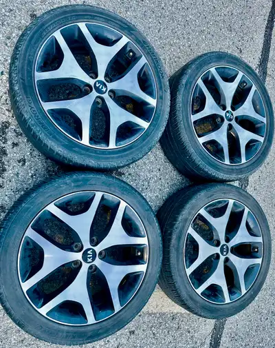 245/45ZR19 2019 Kia Sportage Rims and Tires excellent condition Wheels will fit Kia and Mazda and Hy...