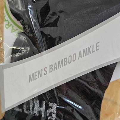 Men's Cariloha Bamboo Ankle Socks, Set of 3 pairs NEW L/XL 10-13 in Men's in Kingston