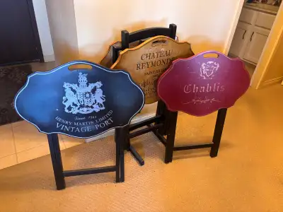 darling wooden TV tray set, View more