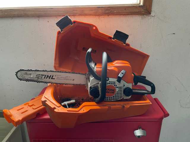 Stihl 170 ms chainsaw in Power Tools in Lloydminster