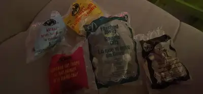 Vintage McDonald’s toys. 1991 Batman, 2006 flushed away, 2008 pirates of the Caribbean. $5 each