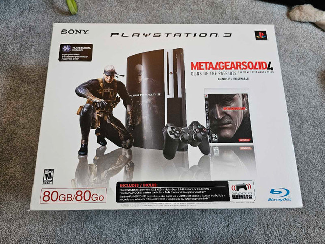 PS3 console MGS4 edition in Sony Playstation 3 in Edmonton
