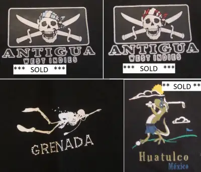 *** Please note that only the one XXL shirts is left. *** Four new "destination" t-shirts (for those...