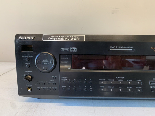 Sony STR-DE825 Home Theater Surround Sound Receiver - No Remote in Stereo Systems & Home Theatre in Burnaby/New Westminster - Image 2