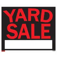 Yard Sale/Vente de garage