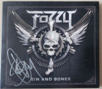 Fozzy (Chris Jericho) Sin And Bones CD Signed by Billy Grey