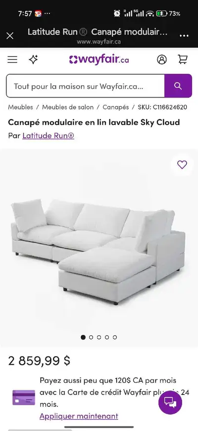 L-Shaped Free Combination Sofa Couch with Storag, View more