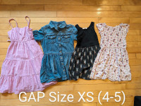 Girls summer dresses GAP size XS (4-5)