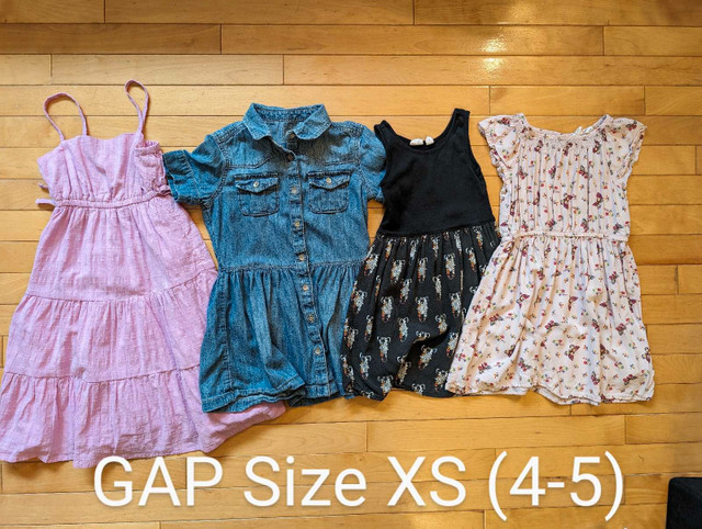Girls summer dresses GAP size XS (4-5) in Kids & Youth in Ottawa