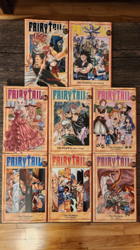 Manga Fairy Tail 12 à 19 Anglais Neufs