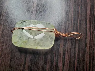 Prehnite Pendant, View more