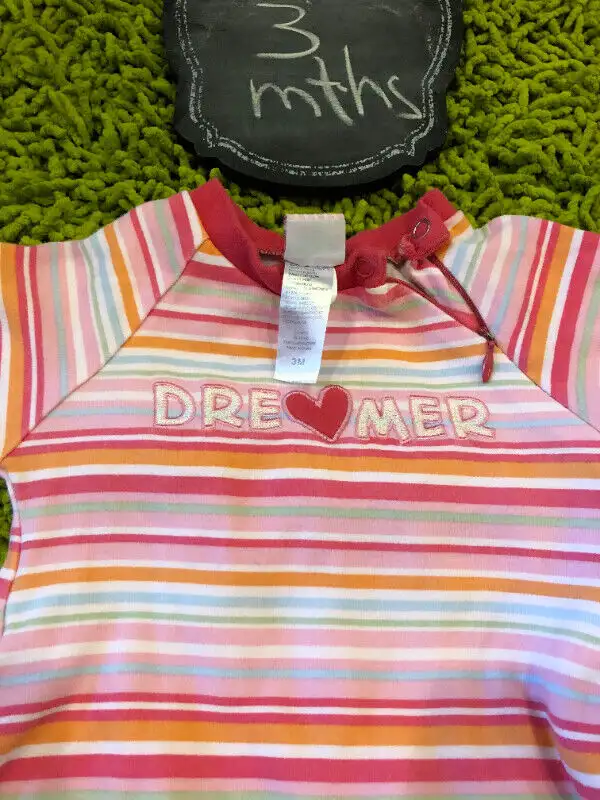 Lot of 3 girls Pekkle Sleepers - 3 mths62863262483585124