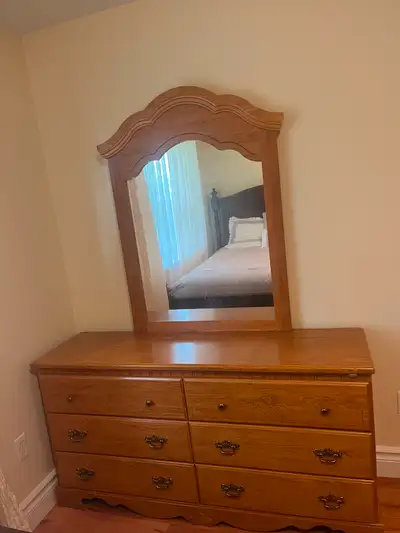 Dresser and mirror for sale, View more