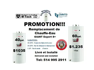 Installation de chauffe-eau GIANT EXPERT 8+, View more