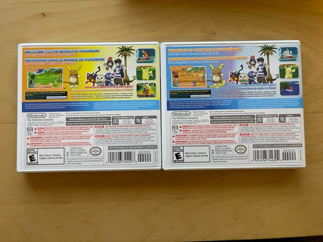 Pokémon Sun and Moon Dual Pack Steelbook Limited Edition (3DS) dans Nintendo DS  à Laval/Rive Nord - Image 4