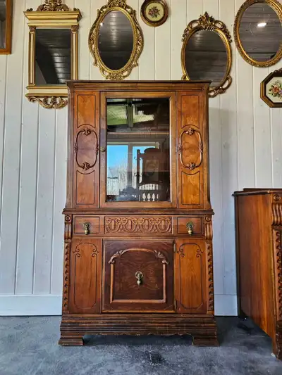 Antique China Cabinet - Delivery Available, View more