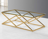 Castor Coffee Table Gold Base great price 