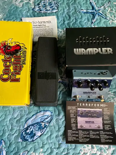 Electro-Harmonix CF Plus- never used, new in box - $140. Wampler Terraform- never used, new in box -...