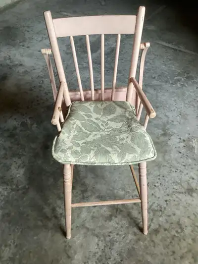 Antique high chair, View more