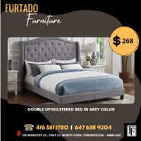 Ref. 0014 – DOUBLE UPHOLSTERED BED