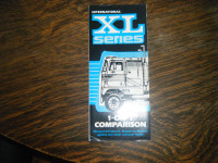 International Truck XL Series Comparison Brochure