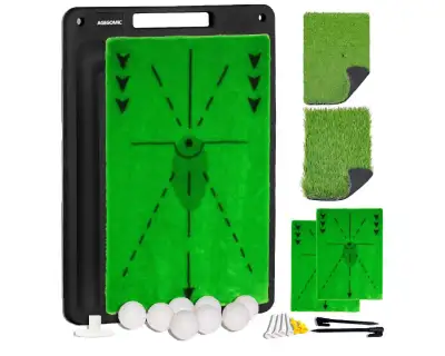 Golf Training Mat 4 in 1 Impact Swing Hitting Practice(NEW), View more