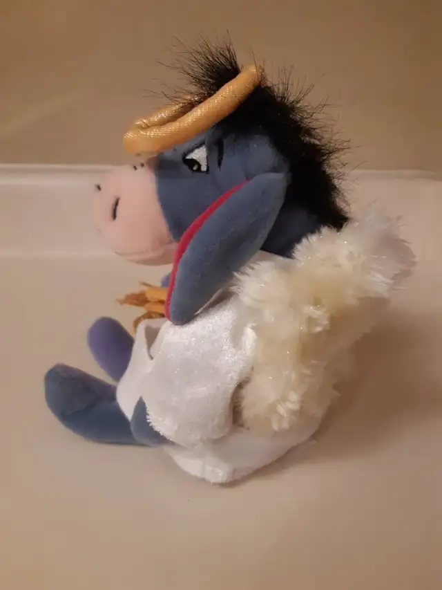 Vintage Angel Eeyore Beanie Plush 2000 in Arts & Collectibles in Peterborough - Image 5