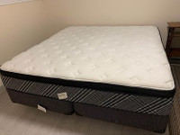 kingsize bed and mattress