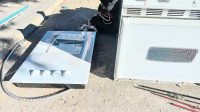 Frigid air wall mount Oven and burner set.