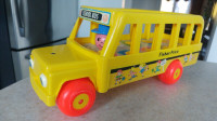 Figurine dinosaure Klixx, voiture et autobus Fisher-Price