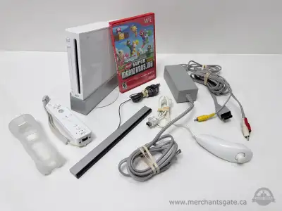 Nintendo Wii Console Bundle With Super Mario Bros Wii Game, View more