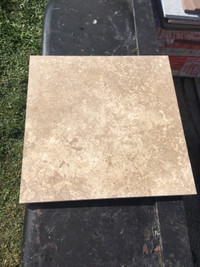 12”x12” Stonehenge Walnut Filled and Honed Travertine