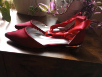 NEW Burgundy Eldecey Women's Flats Shoes With Ribbons